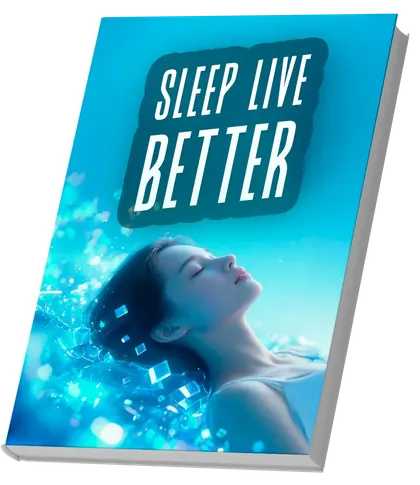 Cover of the Sleep Live Better e-book, brand art